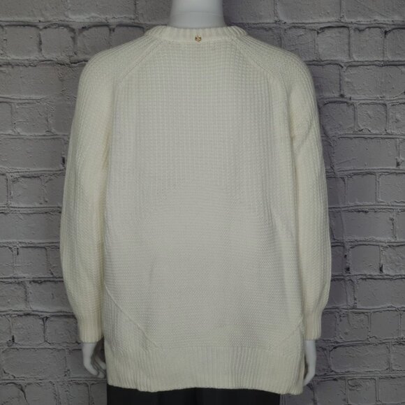 Michael Kors Ivory Knit Crew Neck Sweater, Men's XL - Picture 5 of 10